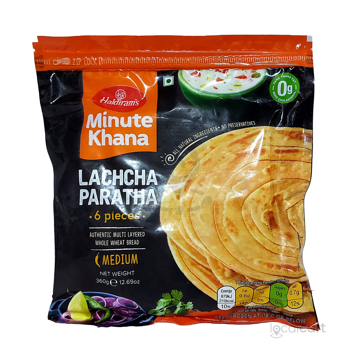 Frozen Haldiram's Lachcha Paratha 360gm - Only Berlin Same Day Delivery