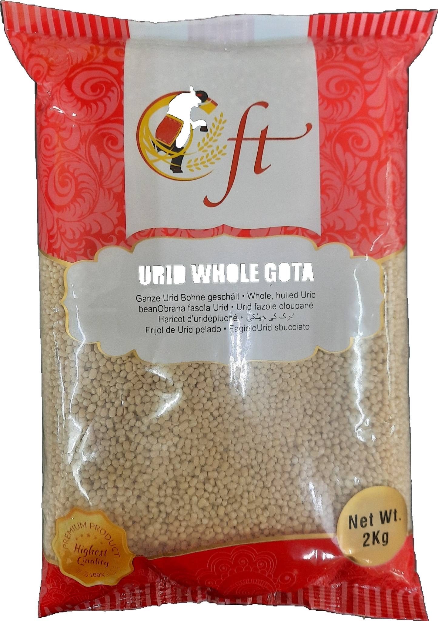 CFT Urid Gota Whole 2kg