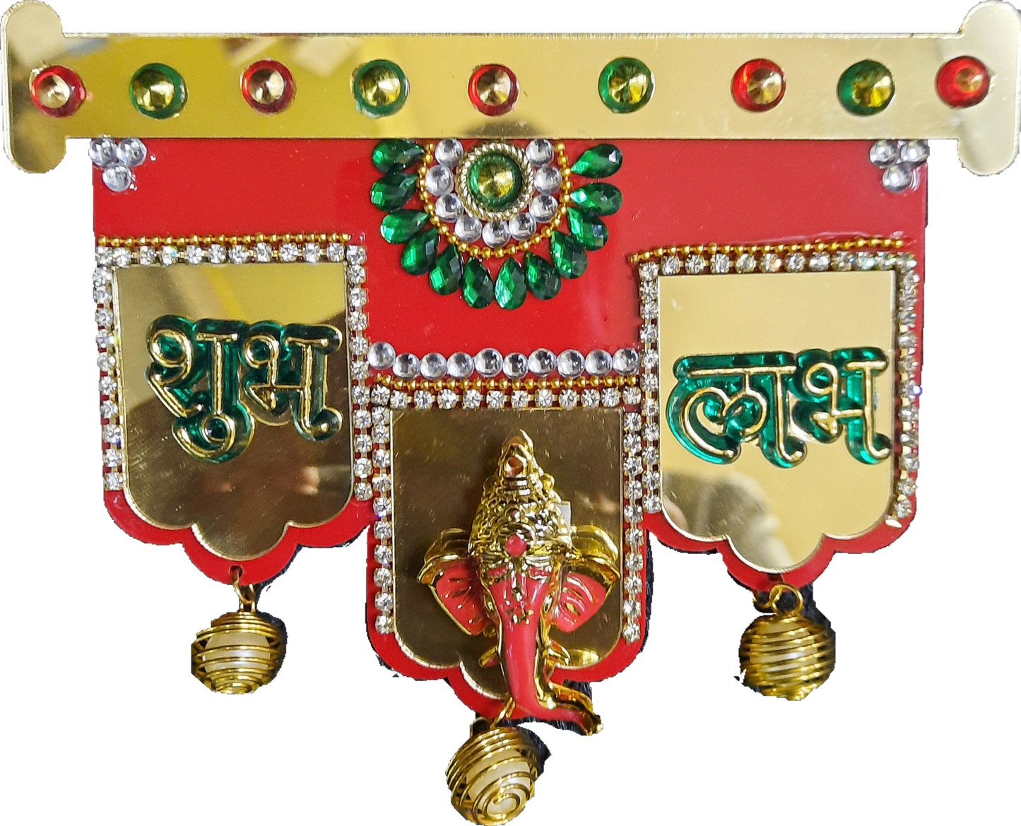 Lotus Design Ganeshji Shubh Labh Sticker