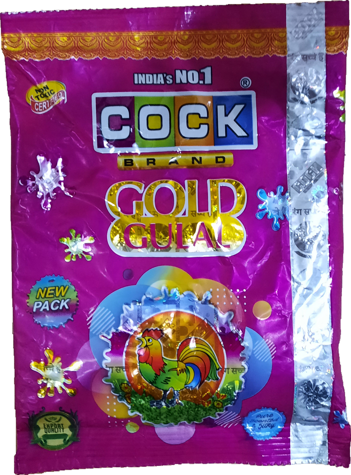 Murga chap Holi Gulal Pink 80gm