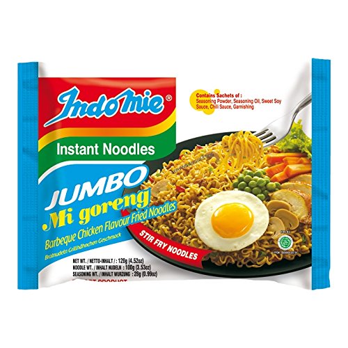 Indomie Mi Goreng Instant Noodlesoup Jumbo 128gm