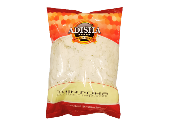 Adisha Rice Flakes(Poha/Powa) Thin 500gm