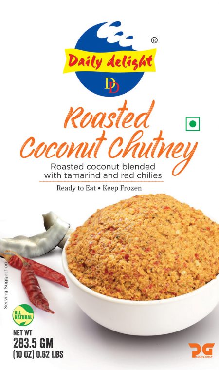 Frozen Daily Delight roasted Coconut Chutney 284gm - Only Berlin Same Day Delivery