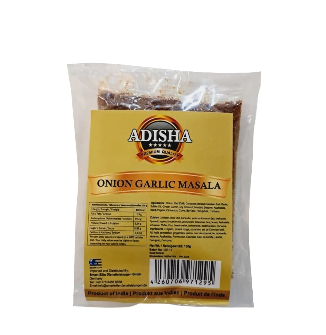 Adisha Onion Garlic Masala 100gm