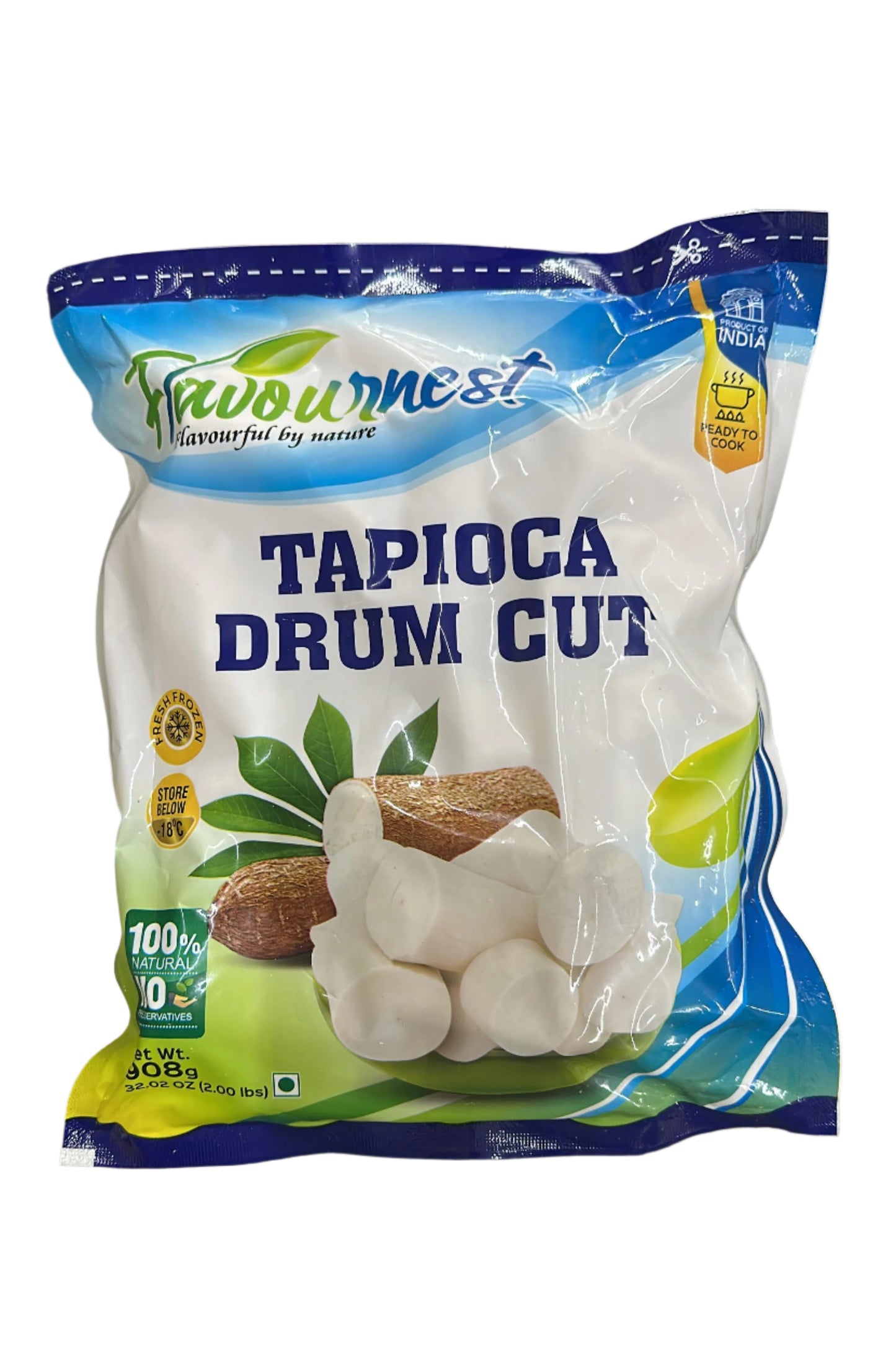 Frozen Flavournest Tapioca Drum Cut 908gm - Only Berlin same day delivery