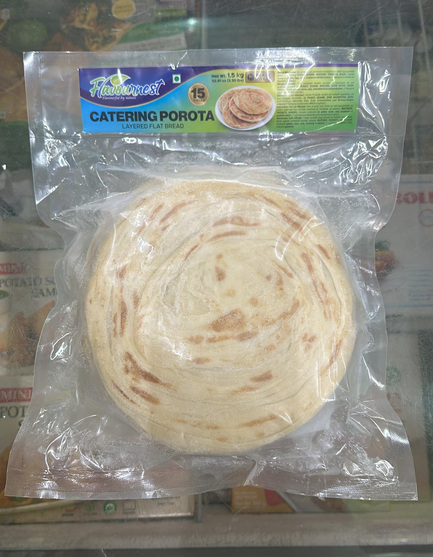 Frozen Flavournest Catering Porotta 1.5kg - Only Berlin same day delivery