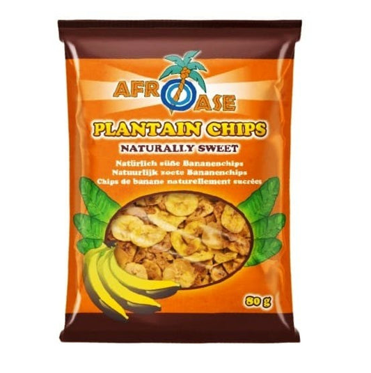 Afroase Naturally Sweet Plantain chips 85gm - Spice Village