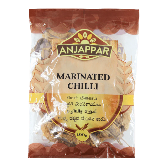Anjappar Marinated Chilli 100gm - Spice Village