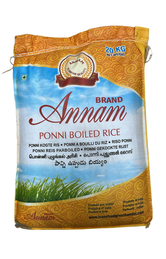 Annam Ponni Boiled Rice 20kg - Spice Village