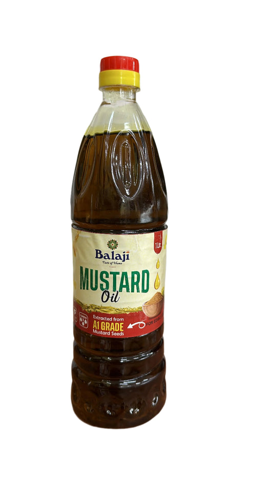 Balaji Mustard Oil 1L - Spice Village
