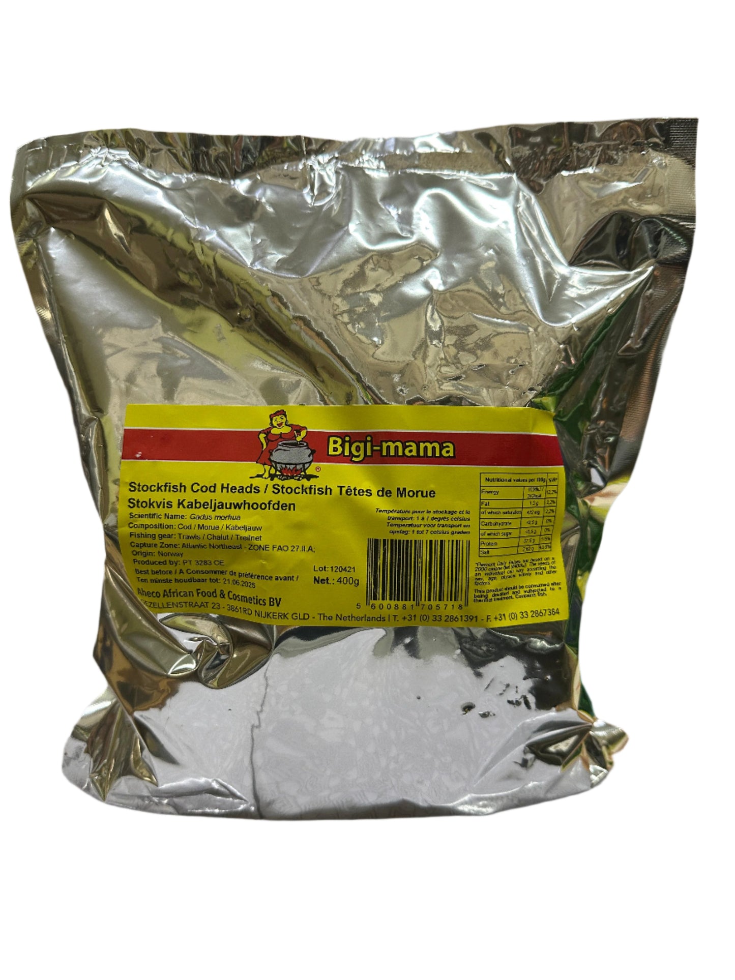 Bigi Mama Stockfish COD head 400gm - Spice Village