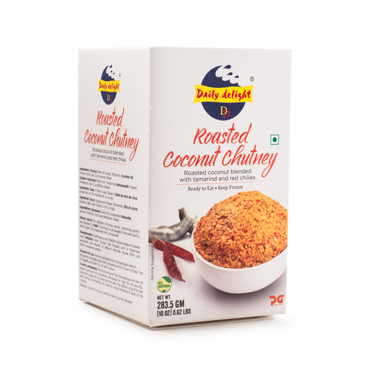Frozen Daily Delight roasted Coconut Chutney 284gm - Only Berlin Same Day Delivery - Spice Village