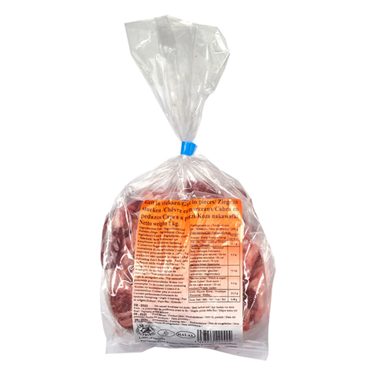 Frozen EFP Goat Meat Pieces 1kg - Only Berlin Same Day Delivery - Spice Village