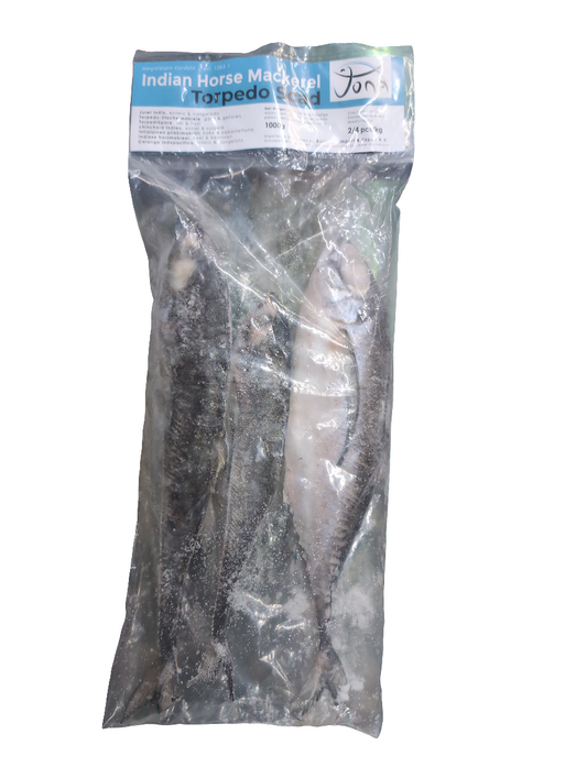 Frozen Jona Torpedo Scad Indian Horse Mackerel Fish 1kg - Only Berlin Same Day Delivery - Spice Village