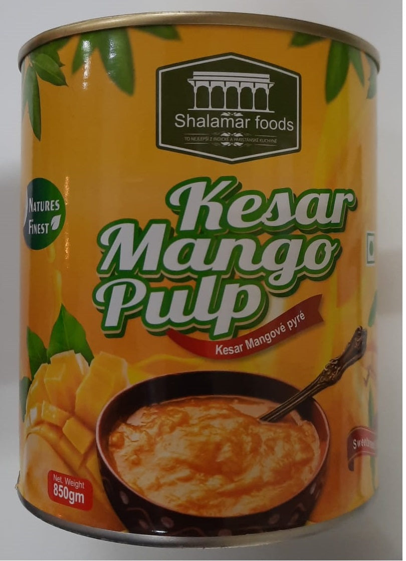 Shalamaar Kesar Mango Pulp 850gm - Spice Village