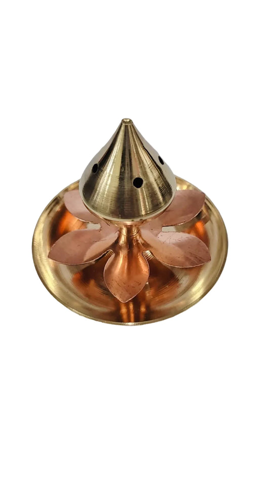 Agarbati Stand (Flower Design) - Can hold 4 agarbatis - Spice Village