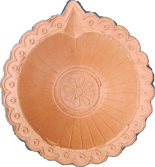 Designed Diya (Big size) - Spice Village