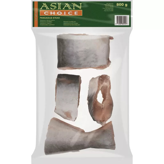 Frozen Asian Choice Pangasius Steaks Skin On (100/200) 1kg - Only Berlin Same Day Delivery - Spice Village