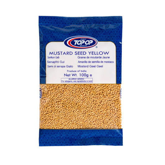 Top Op Yellow Mustard Seeds 100gm - Spice Village