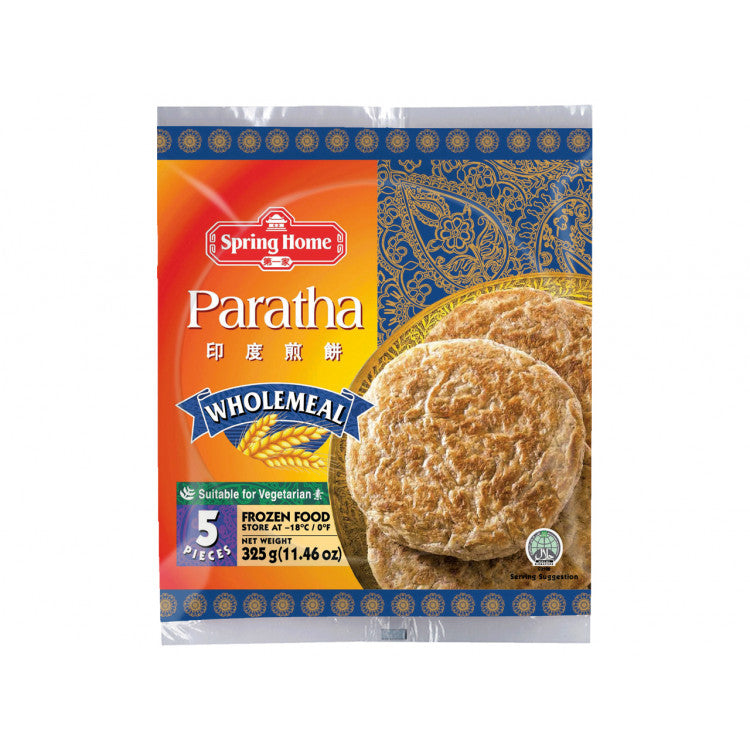 Frozen Spring Home Wholemeal Paratha (5 pieces) 325gm - Only Berlin Same Day Delivery
