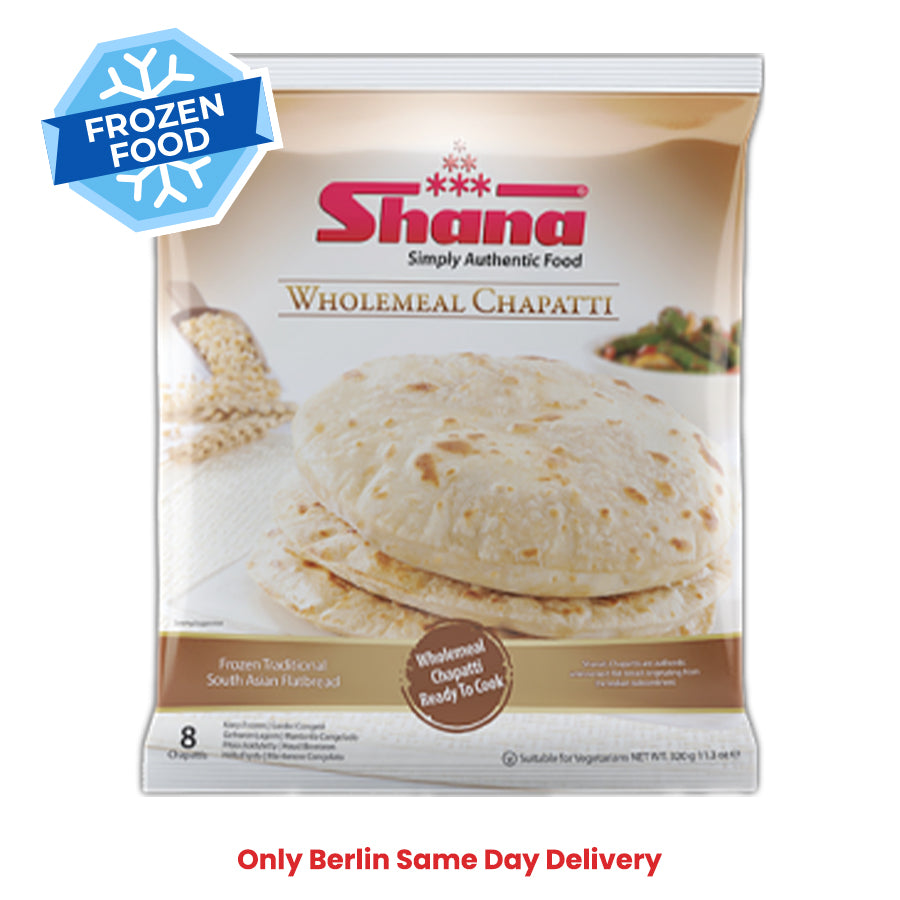 Frozen Shana Whole Wheat Chapati 320gm - Berlin Same Day Delivery