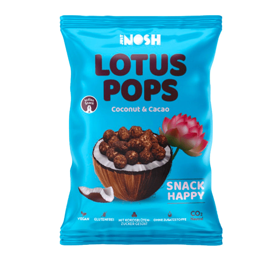 Just Nosh Phool Makhana (Lotus Pops) - Coconut & Cacao 30gm