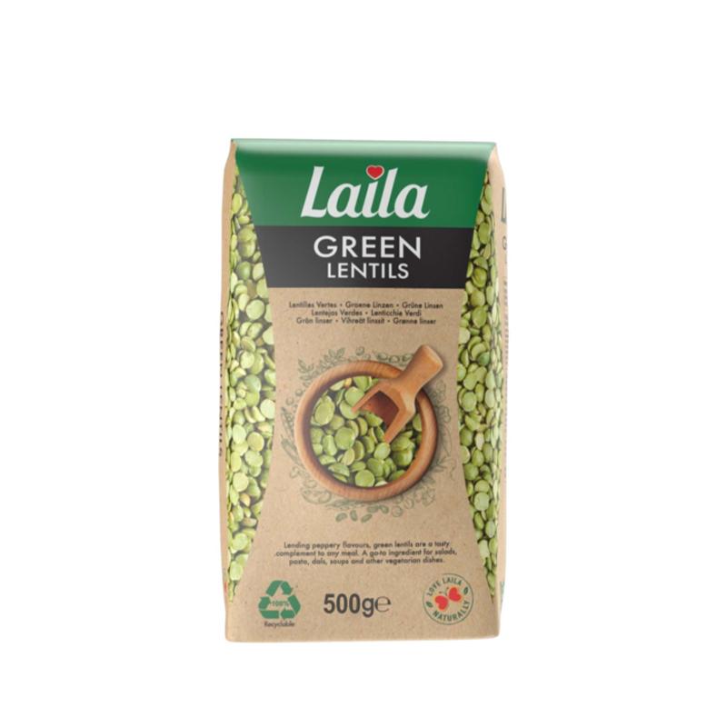 Laila Green Lentils 500gm