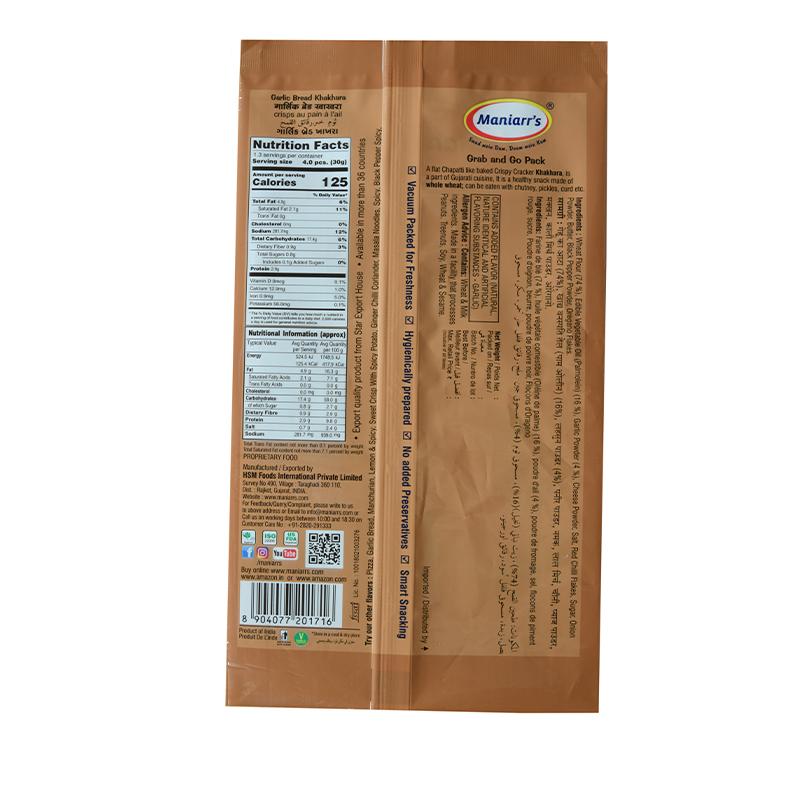 Maniarrs Mini Khakhra - Garlic Bread 105gm