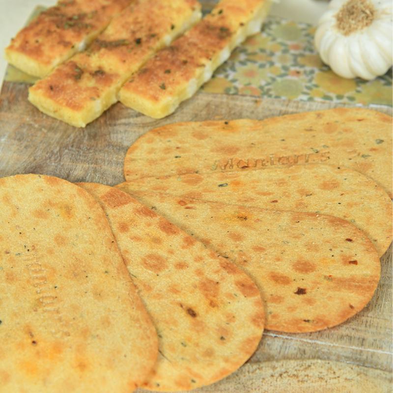 Maniarrs Mini Khakhra - Garlic Bread 105gm