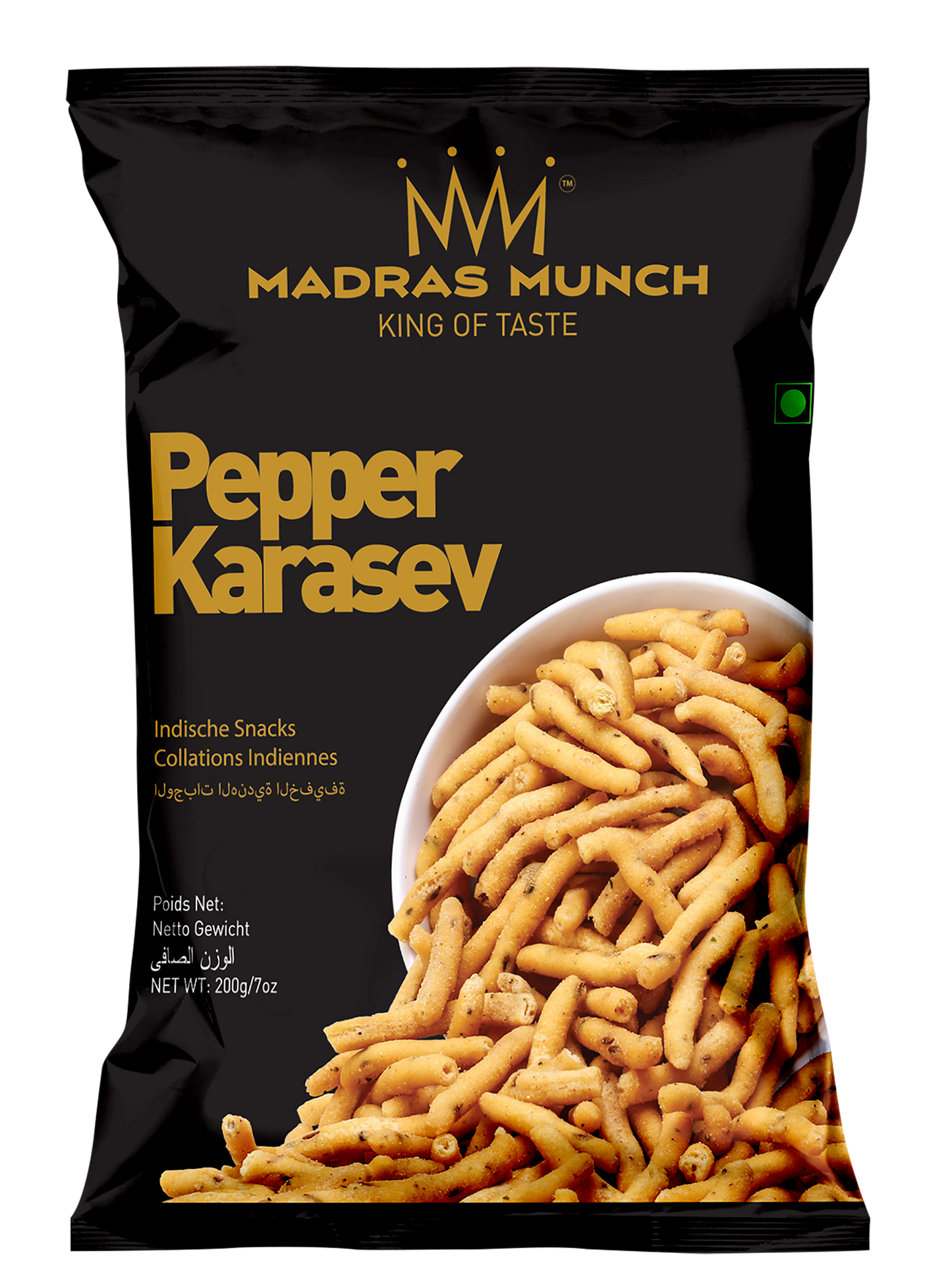 Madras Munch Peper Karasev 200g