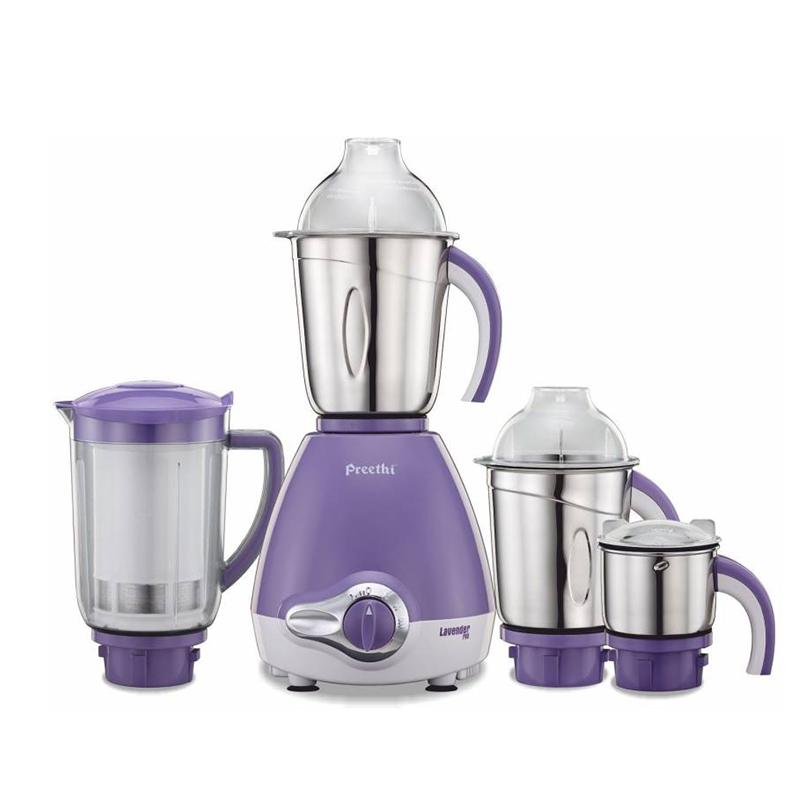 Preethi Lavender - Mixer Grinder (No Refund / No Guanratee) - 3 JAR