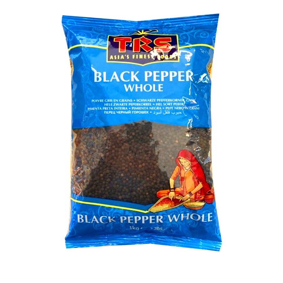 TRS Black Pepper Whole 1kg
