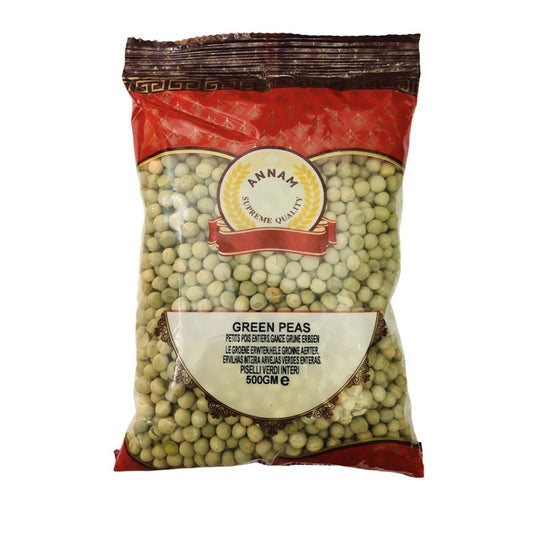 Annam Green Peas Whole 500gm - Spice Village