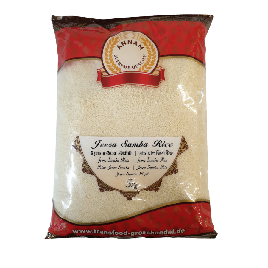 Annam Jeera Samba Rice 5kg - Spice Village