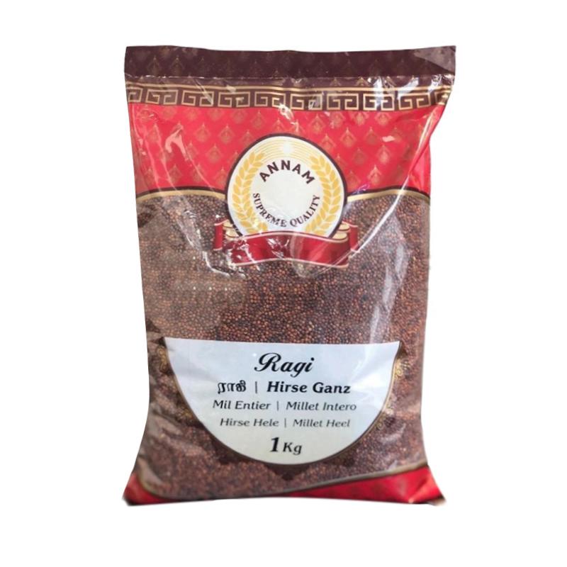 Annam Ragi Whole (Seeds) 1kg - Spice Village