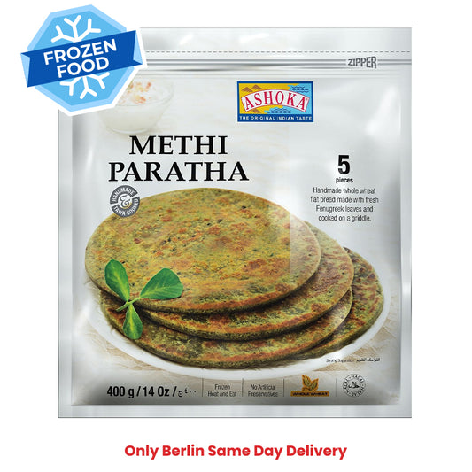 Frozen Ashoka Methi Paratha 400gm - Only Berlin Same Day Delivery - Spice Village