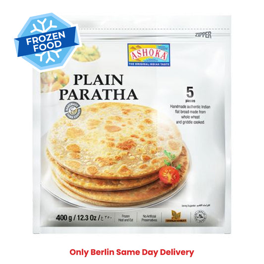 Frozen Ashoka Plain Paratha (4 pieces) 350gm - Only Berlin Same Day Delivery - Spice Village