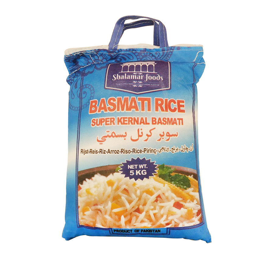 Shalamar Super Kernel Basmati Rice 5kg