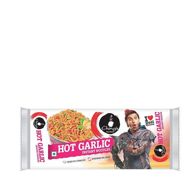 Ching's Hot Garlic Instant Noodles 240gm - Spice Village