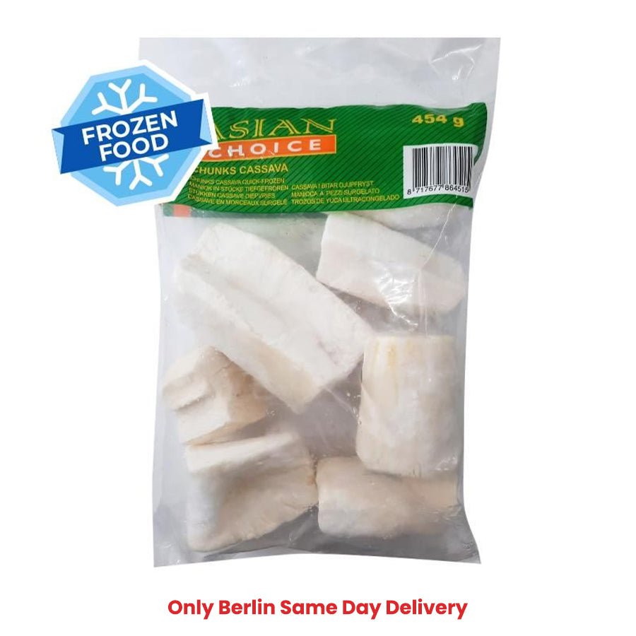 Frozen Asian Choice Cassava Chunks 454gm - Only Berlin Same Day Delivery