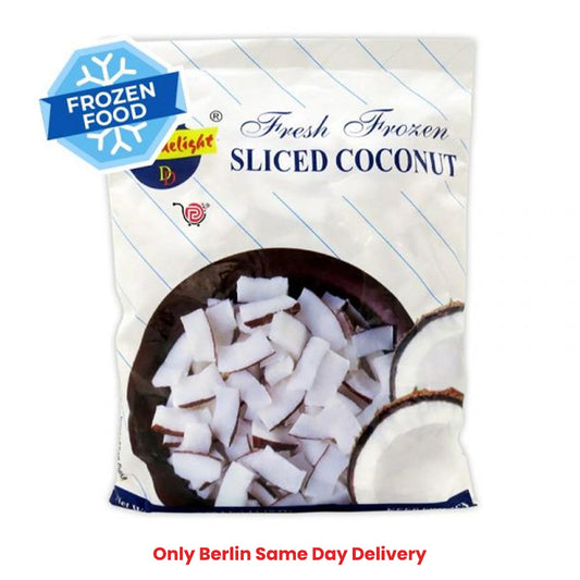 Frozen Daily Delight Sliced Coconut 400gm - Only Berlin Same Day Delivery