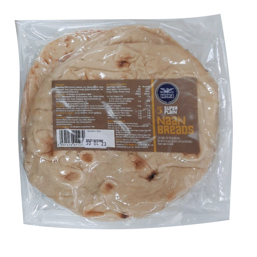 Heera Super Naan Breads 5pcs