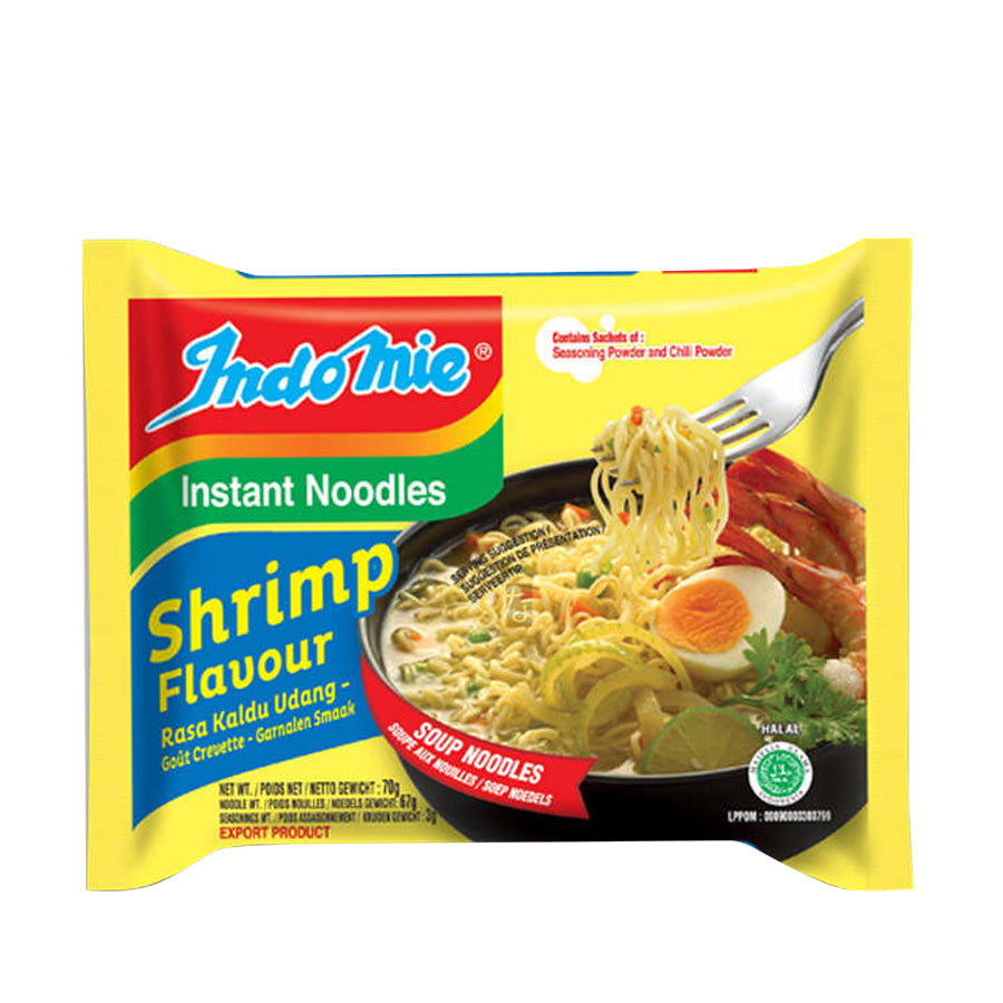 Indomie Shrimp Instant Noodlesoup 70gm - Spice Village