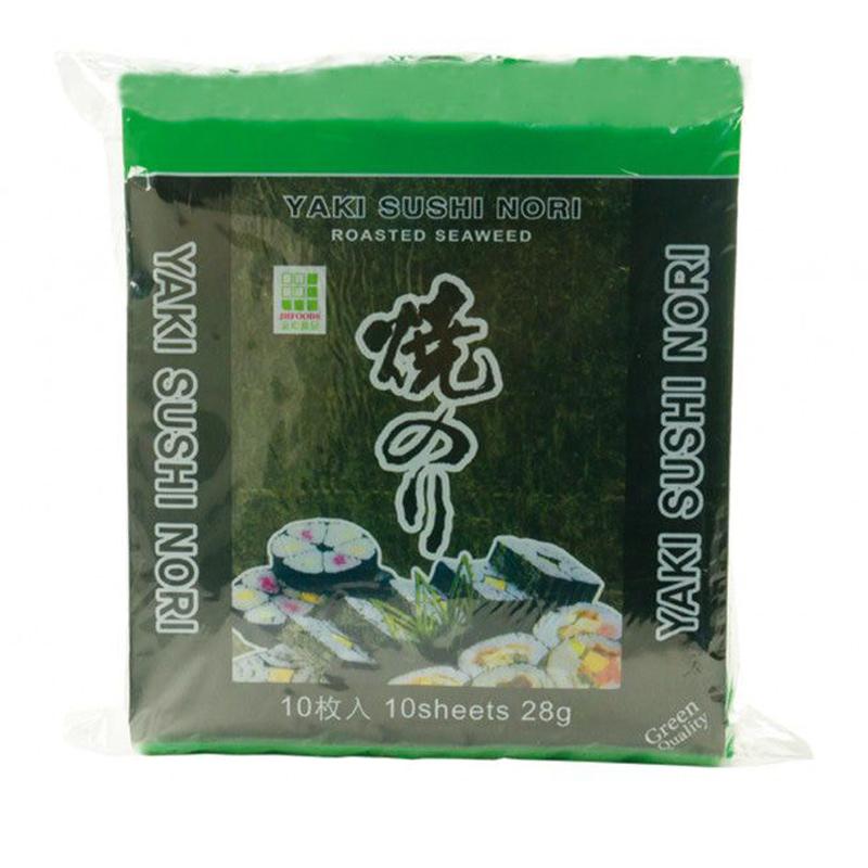 JH Foods Roasted Seaweed for Sushi (Green) 28gm - Spice Village