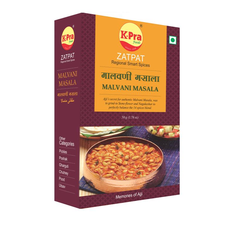 K-Pra Zatpat Malvani Masala 50gm - Spice Village