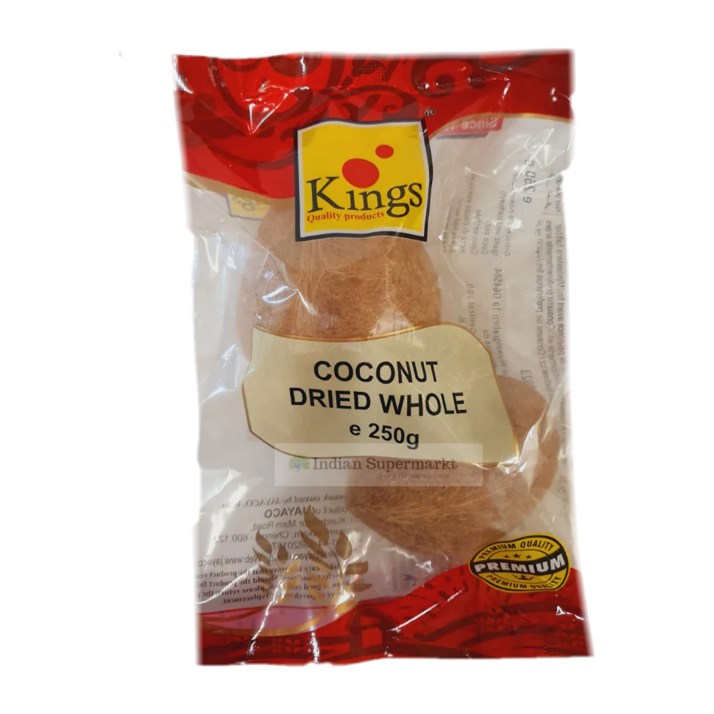 King Dried Coconut Halves 250gm - Spice Village