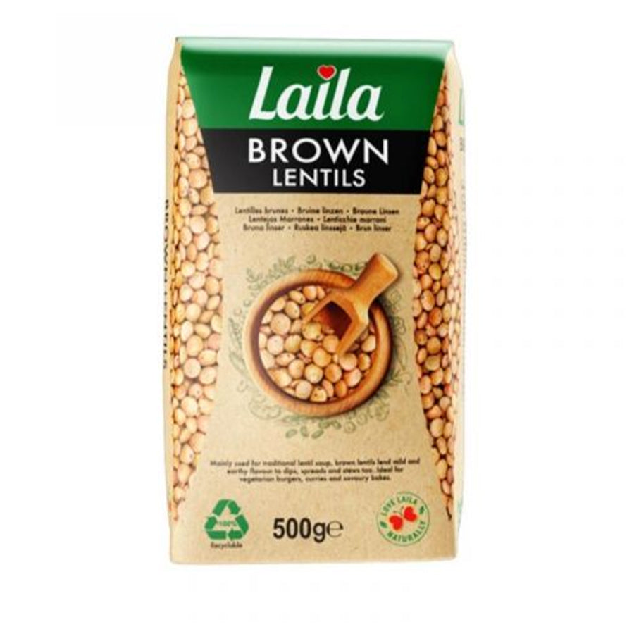 Laila Brown Lentils 500gm