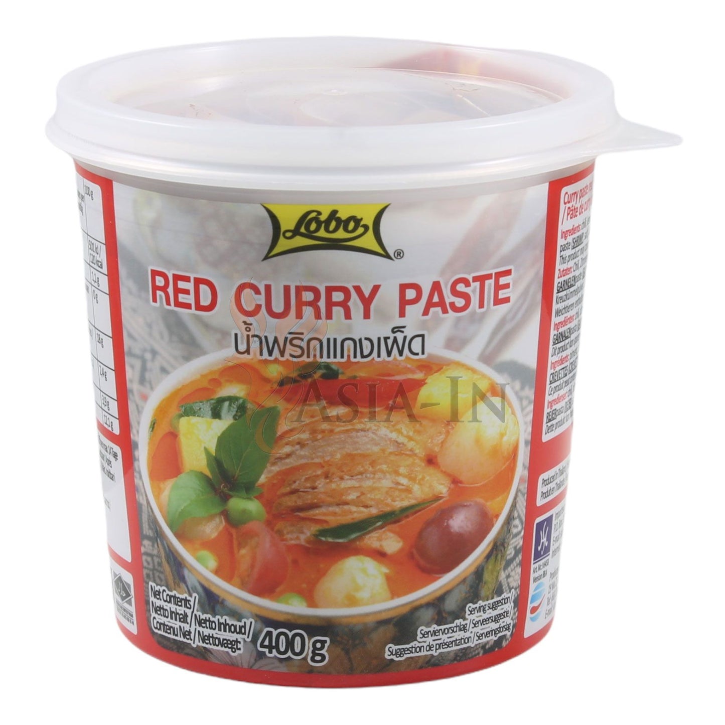 Lobo Red Curry Paste 400gm - Spice Village