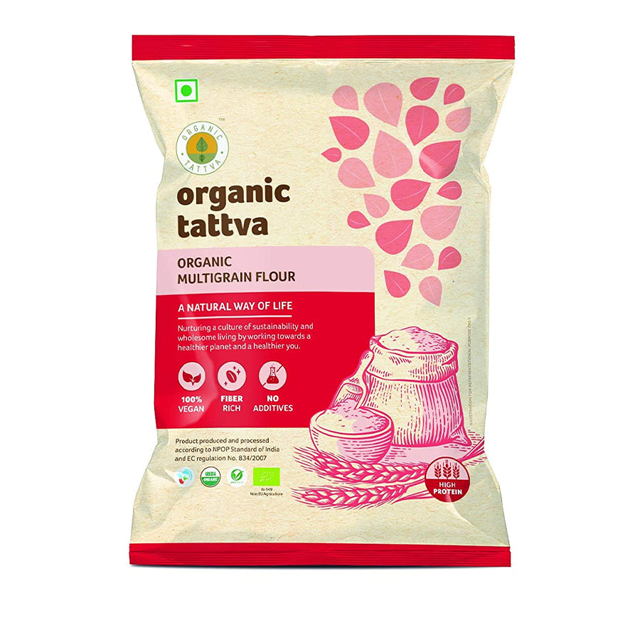 Organic Tattva Multigrain Flour 1kg - Spice Village