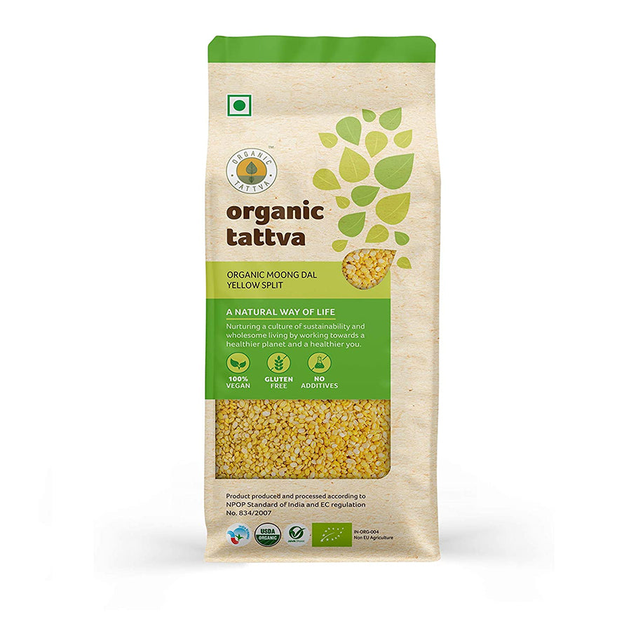 Organic Tattva Moong Dal Yellow Split 500gm